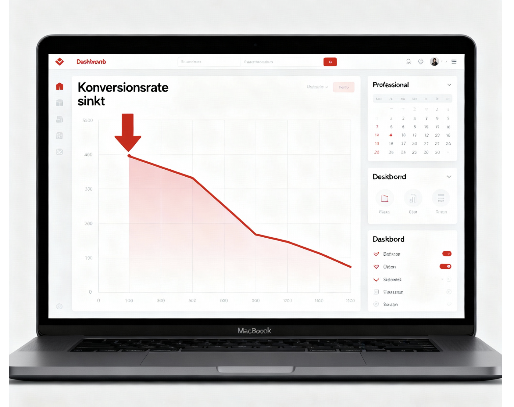 Frustrierter Geschäftsmann am Laptop